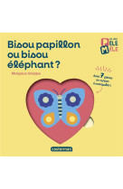 Bisou papillon ou bisou elephant ? mes premiers livres pele mele -