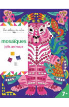 Mosaiques mousse jolis animaux - pochette avec accessoires