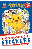 Pokemon - mon bloc de stickers et activites