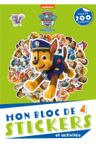 Pat- patrouille - mon bloc de stickers et activites