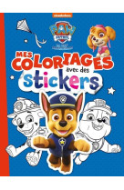 Pat- patrouille - mes coloriages avec des stickers