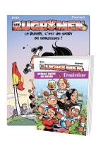 Les rugbymen - tome 18 +  livret special coupe du monde feminine - le rugby, c-est un sport de gonze