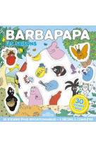 Barbapapa pochette de stickers repositionnables les saisons