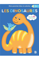 Mon premier bloc a colorier les dinosaures