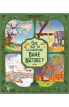 Que fais-tu aujourd-hui dame nature ?