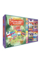 Coffret marionnettes a doigts - les mini-heros de la foret