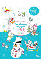 Coloriages magiques: l-hiver