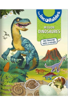 Les incollables - mes enigmes en stickers - mission dinosaures