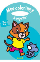 Mon coloriage a emporter (2-4 ans) (chat et souris)