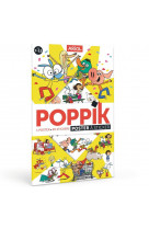 Poppik ariol - 1 poster + 45 stickers repositionnables