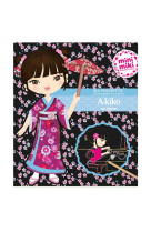 Minimiki - ma pochette cartes a gratter et a colorier - akiko au japon