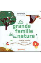 Mes imagiers tout carres - la grande famille de la nature