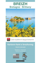 Carte de la bretagne en breton