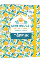 Mon mini-budget ultra-simple memoniak 2024