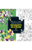 Petit livre a colorier - bouquet de fleurs