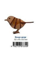 Rouge gorge maquette en bois