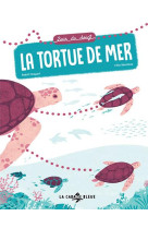 Suis du doigt la tortue de mer