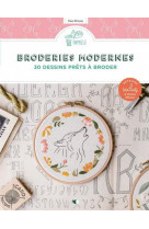 Broderies modernes - 30 dessins prets a broder