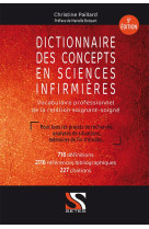 Dictionnaire des concepts en sciences infirmieres  -  vocabulaire professionnel de la relation soignant-soigne