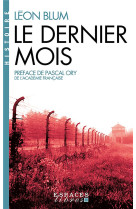 Le dernier mois (espaces libres - idees)