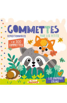 Mon p-tit hemma - gommettes pour les petits - les animaux calins