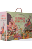 Livre et puzzle cherche et trouve - le monde enchante