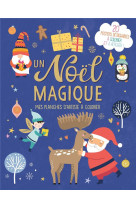 Mes planches d-artiste a colorier - un noel magique