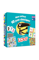 Mon coffret 10 jeux classiques avec loup