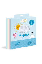 Voyage - mon grand livre d'activités en tissu