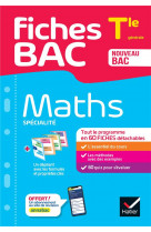Fiches bac maths tle (specialite) - bac 2024 - tout le programme en fiches de revision detachables