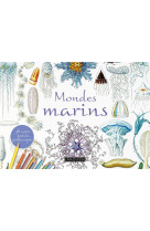 Cartes postales a colorier : mondes marins