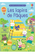 Les lapins de paques - mes petits autocollants usborne - des 3 ans