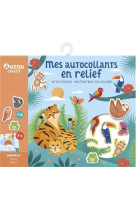 Ma pochette d'artiste - mes autocollants en relief - animaux