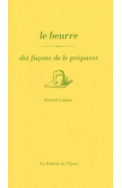 Le beurre, dix facons de le preparer - illustrations, noir et blanc