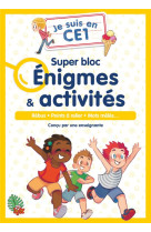 Je suis en ce1 - super bloc enigmes & activites