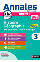 Annales brevet hgemc 2024 - corrige