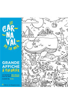 Le carnaval de la mer - grande affiche a colorier