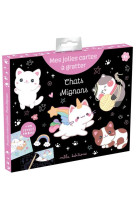 Chats mignons - mes jolies cartes a gratter - pochette avec 8 cartes a gratter