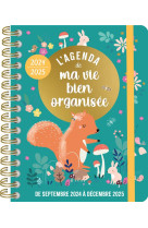 L agenda de ma vie bien organisée sept. 2024- déc. 2025 16 mois grand format