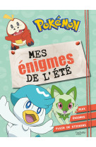 Pokemon - mes enigmes de l-ete - activites et autocollants