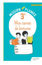 Mon carnet de lectures 3e - cahier élève - ed. 2023