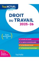 Top'actuel droit du travail  2025-2026