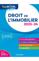 Top'actuel droit de l'immobilier  2025-2026