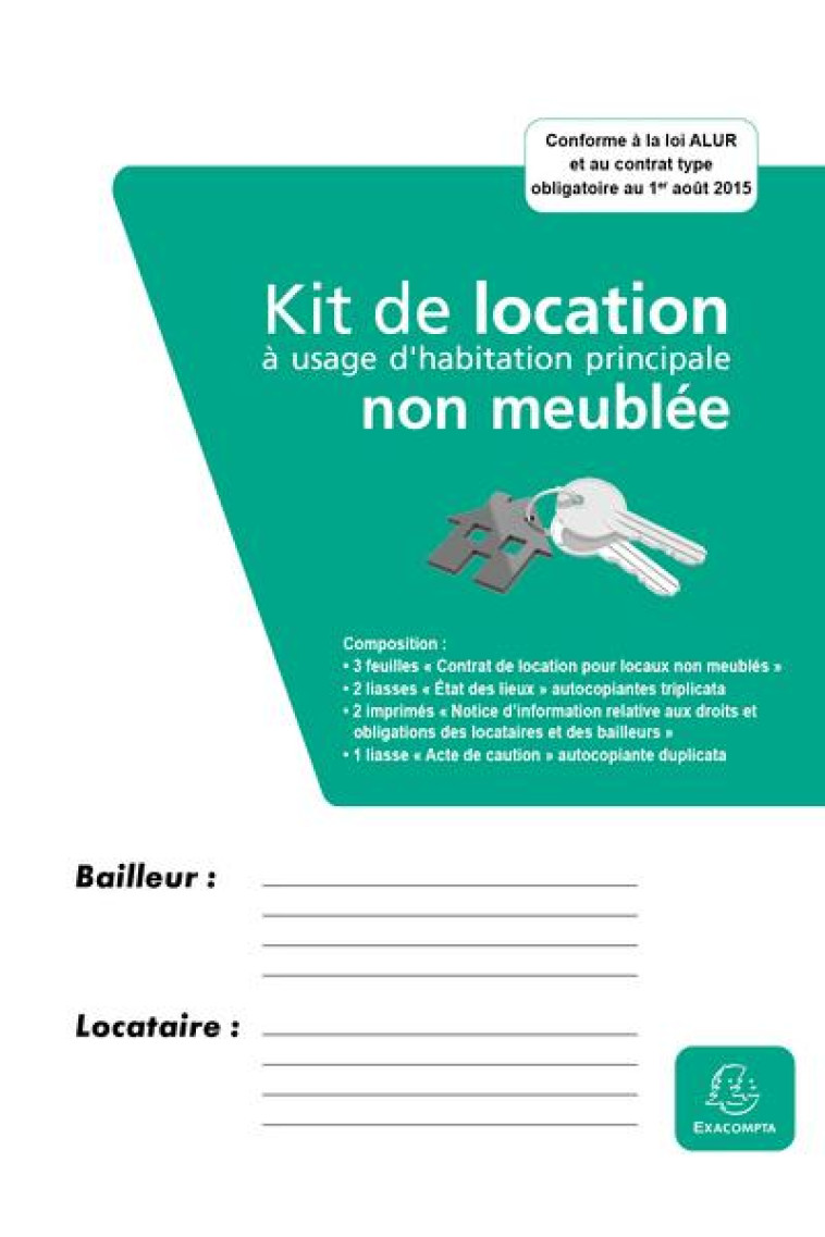 KIT DOSSIER COMPLET LOCATION 41E - 41E - NC