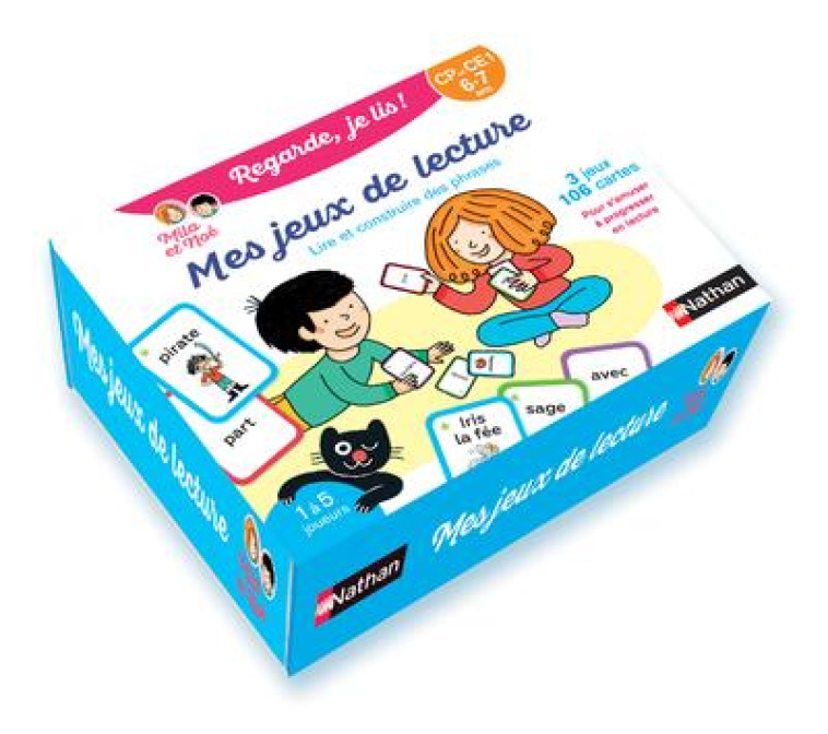 MES JEUX DE LECTURE BO?TE CP/CE1 - BATTUT/DESFORGES - NC