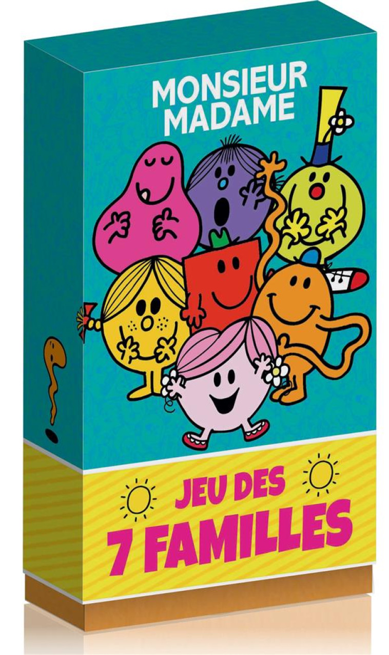 MONSIEUR MADAME-JEU DES 7 FAMILLES - COLLECTIF - NC