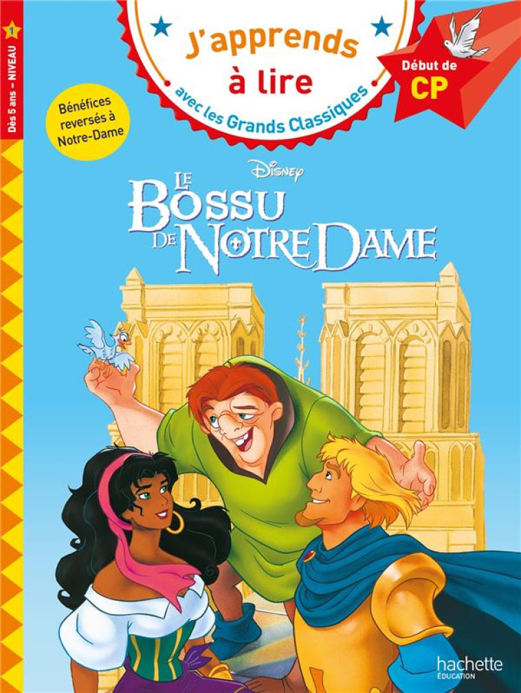 LE BOSSU DE NOTRE-DAME CP NIVEAU 1 - ALBERTIN ISABELLE - HACHETTE