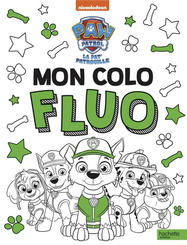 PAT- PATROUILLE - MON COLO FLUO - XXX - HACHETTE