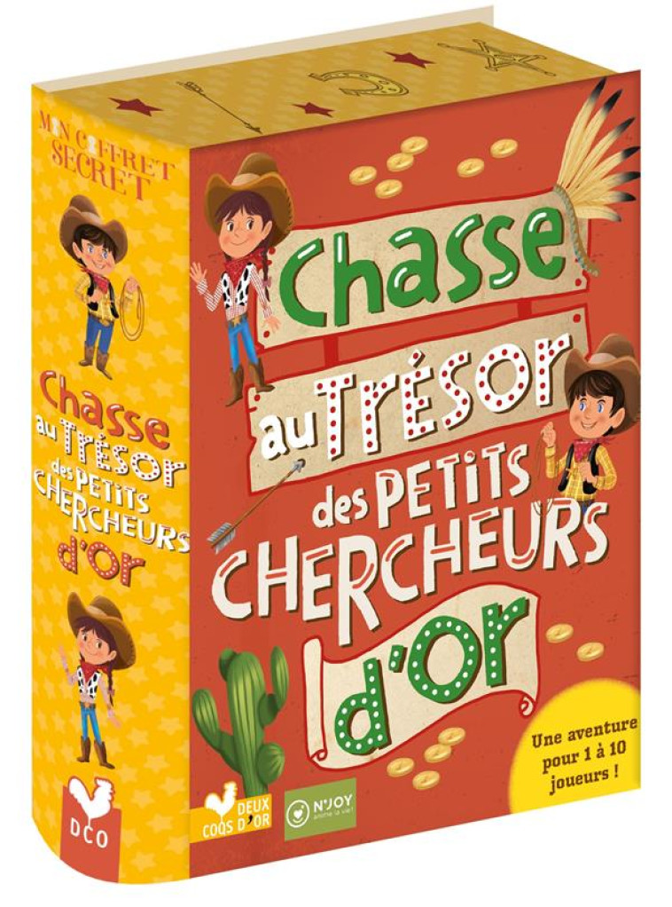 CHASSE AU TRESOR CHERCHEURS D-OR - COFFRET AVEC ACCESSOIRES - N-JOY/GUERLAIS - NC