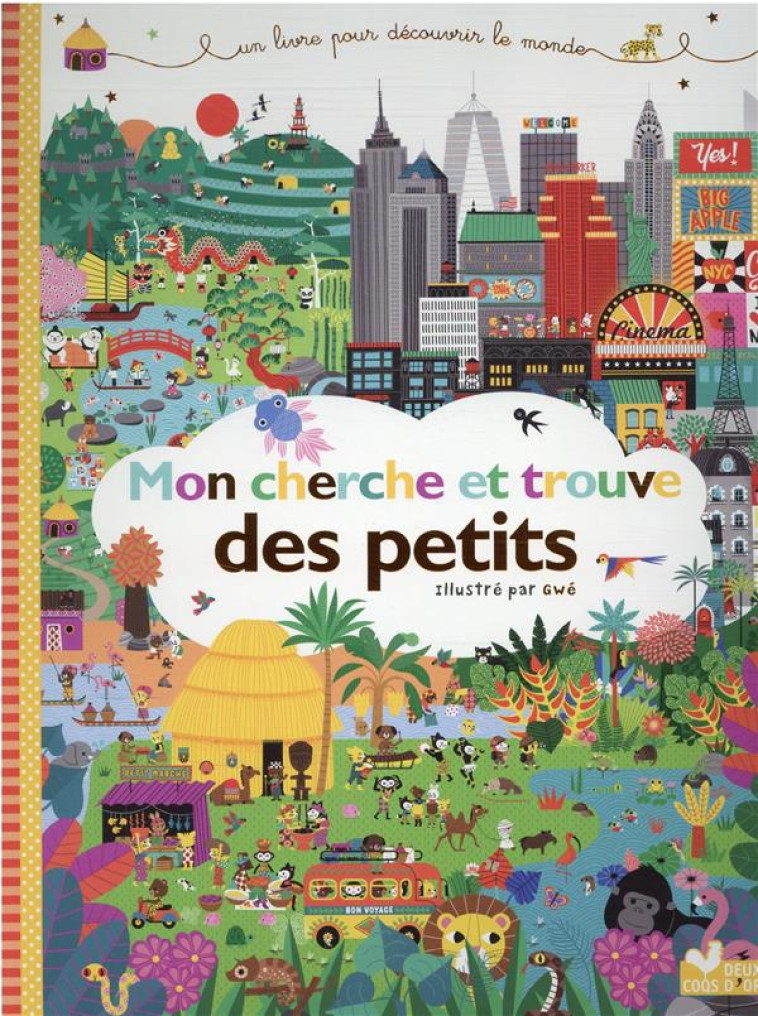 MON CHERCHE ET TROUVE AUTOUR DU MONDE - GWE - HACHETTE